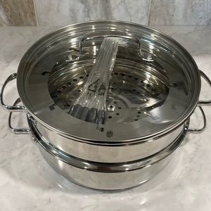 New 3.5 Nuwave Stainless Steel Fondue pan